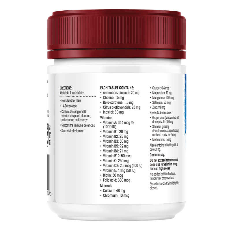 Red Seal Men's Multivitamin 100 Tablets