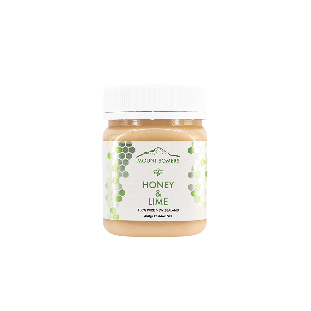 Mt Somers Lime Flavour Honey 350g