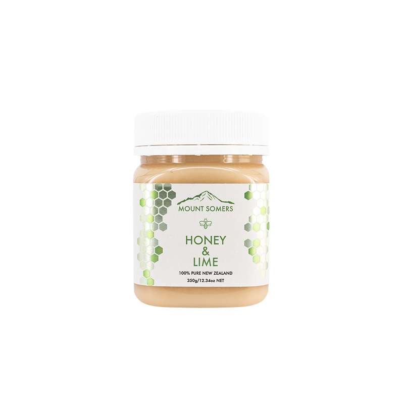 Mt Somers Lime Flavour Honey 350g