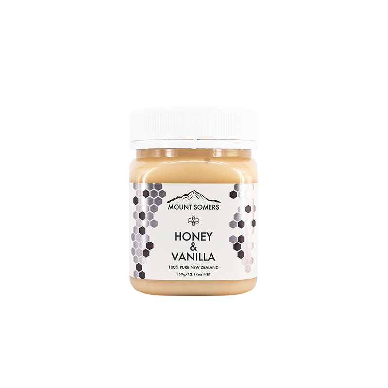 Mt Somers Vanilla Flavour Honey 350g