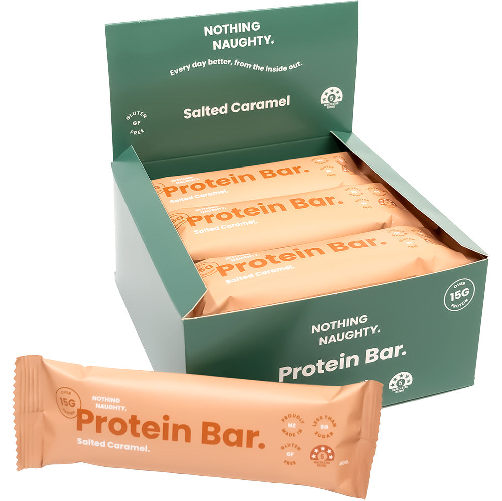 Nothing Naughty Protein Bar 40 g - Salted Caramel