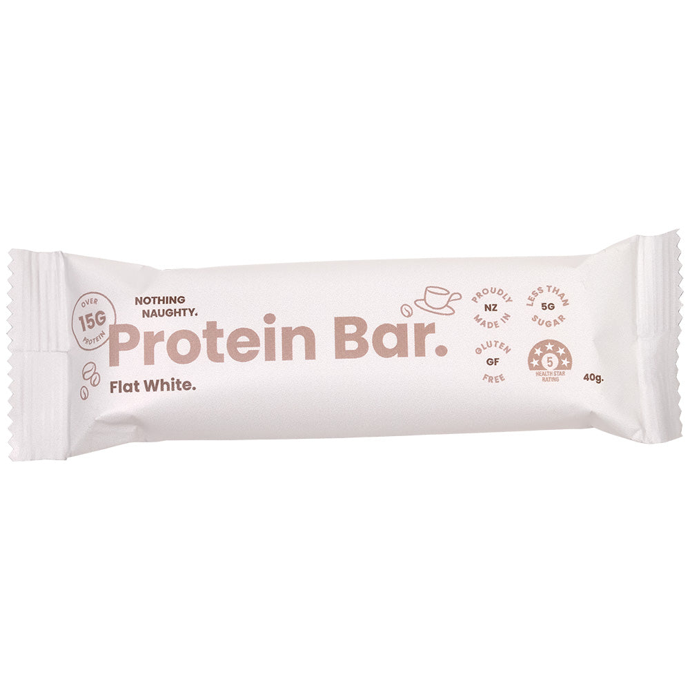 Nothing Naughty Protein Bar Flat White 40 g