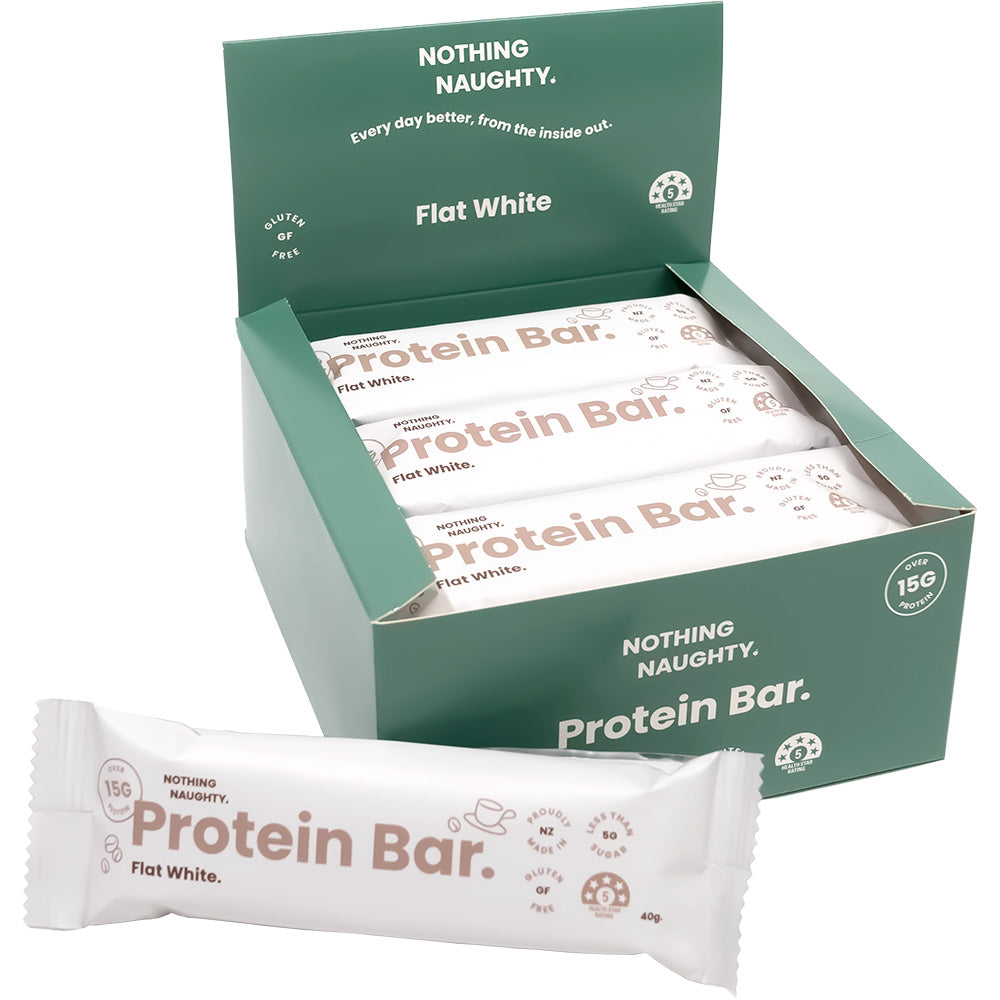 Nothing Naughty Protein Bar Flat White 40 g