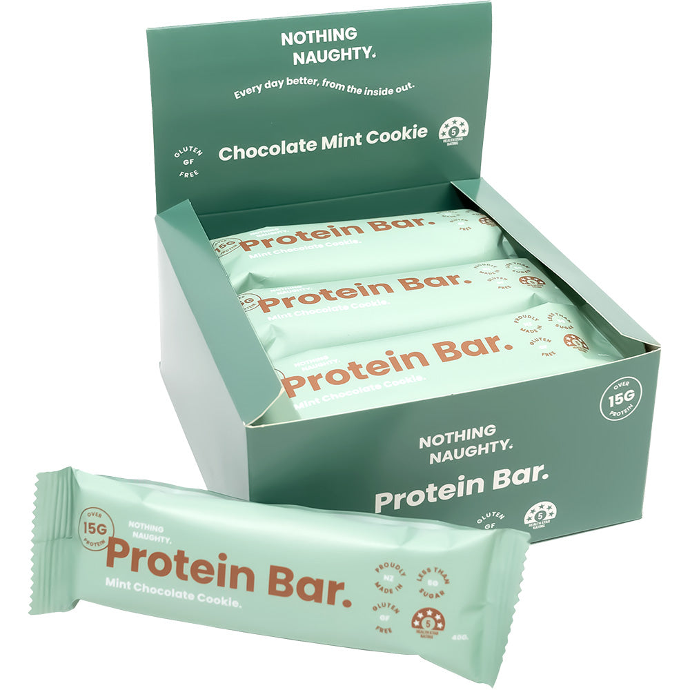 Nothing Naughty Protein Bar 40 g - Mint Chocolate