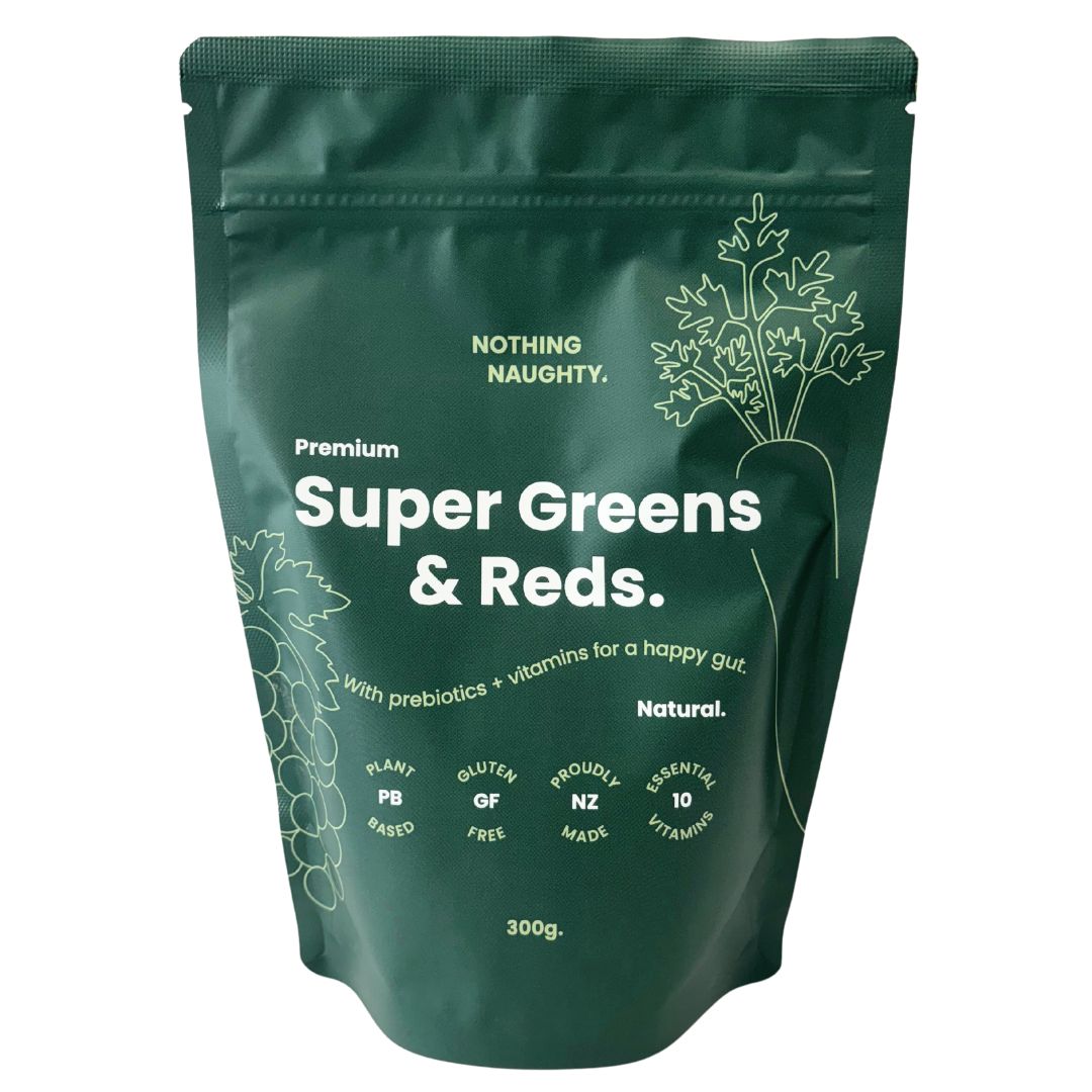 Nothing Naughty Super Green & Reds Natural Flavour 300g