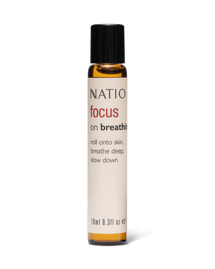 Natio Focus On Breathing Pure Essential Oil Blend Roll-On 10ml