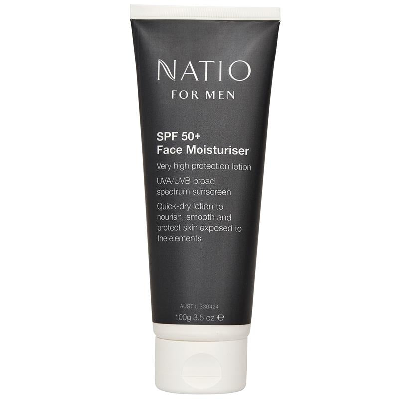 Natio Men SPF50 Face Moisturiser 100g