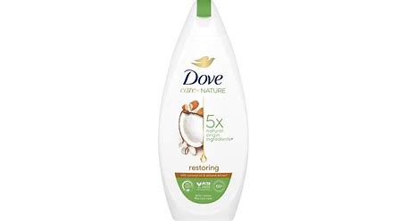 DOVE CareByNat Coconut & Almond Body Wash 225ml