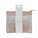 Tender Love + Carry Travel Pouch with Bottles Pink