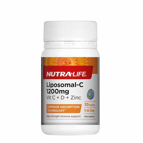 Nutra Life Liposomal C 1200 C+Zinc+D 30tabs