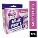 BUZZ SPONGE ERASERS 4pk