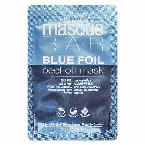 masque BAR Blue Foil Peel-Off Mask