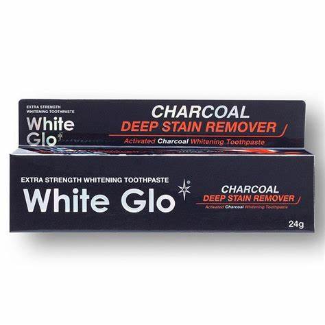WHITE GLO Charcoal Toothpaste 24g