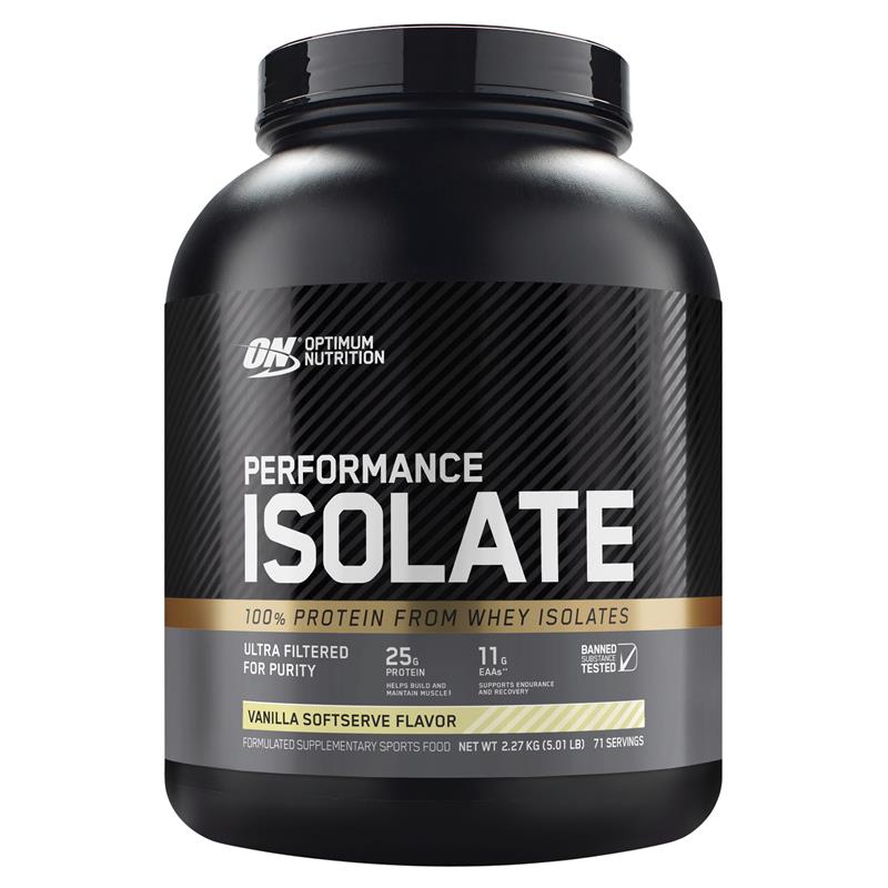 Optimum Nutrition Performance Isolate Vanilla Soft serve 2.27kg