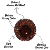 Optislim SNACK2GO Snack Bites Choc Brownie x4pk