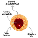 Optislim SNACK2GO Snack Bites Strawberry Donut x4pk
