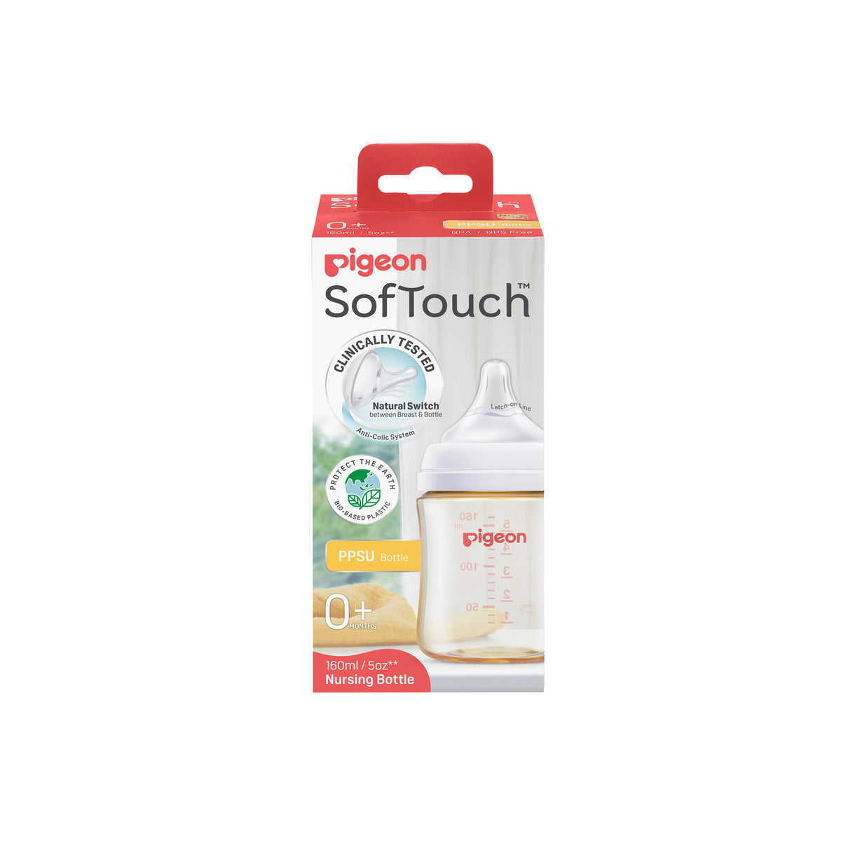 SofTouch™ Wide Neck Bottle PPSU 160ml
