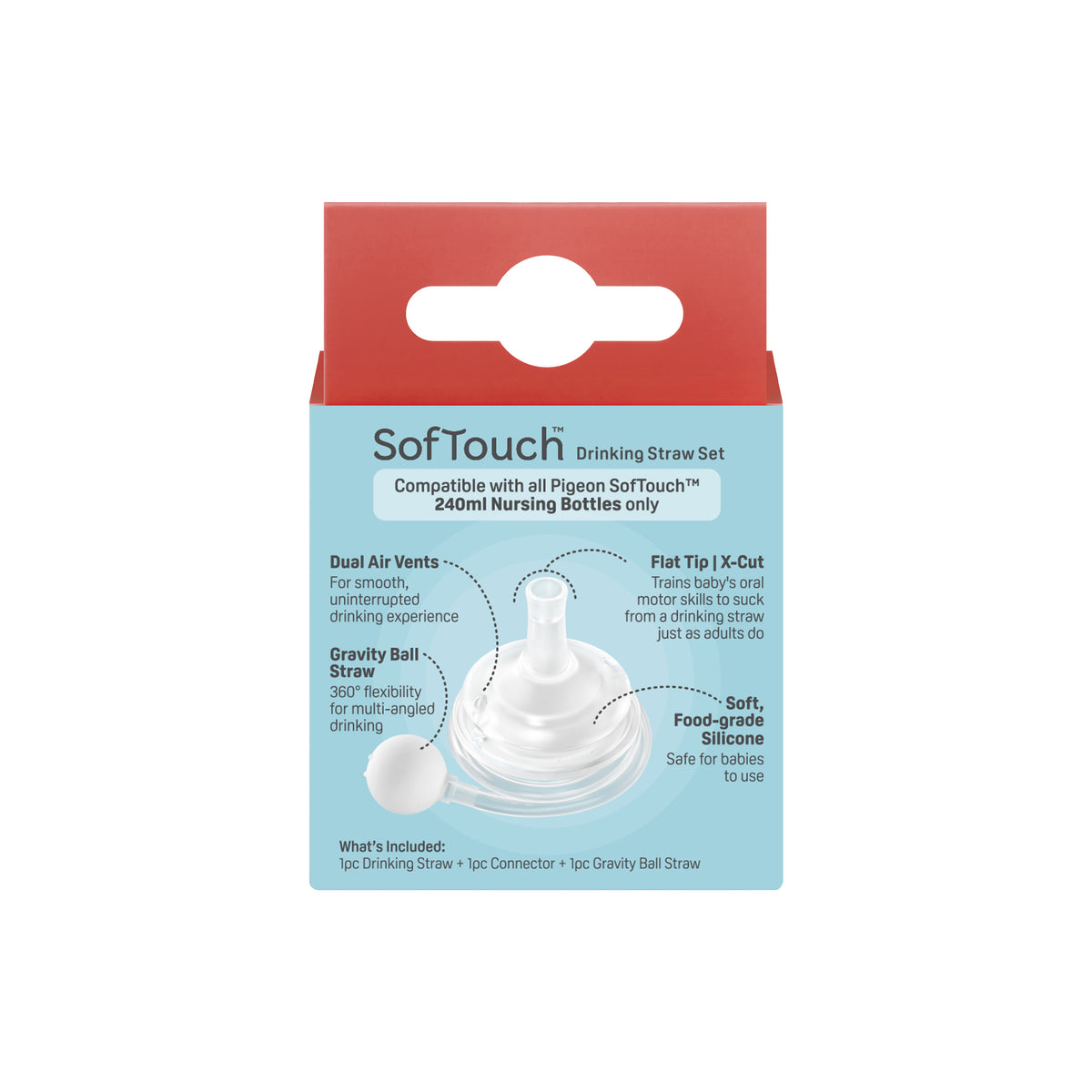SofTouch™ Drinking Straw Set