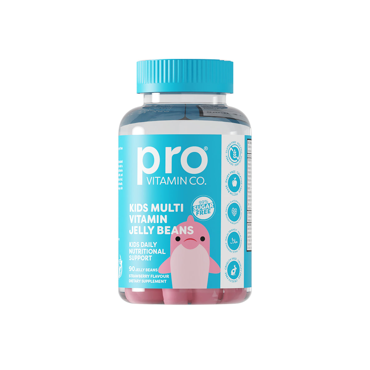 Pro Vitamin Co. Sugar Free Kids Multi Vitamin Jelly Beans 90s