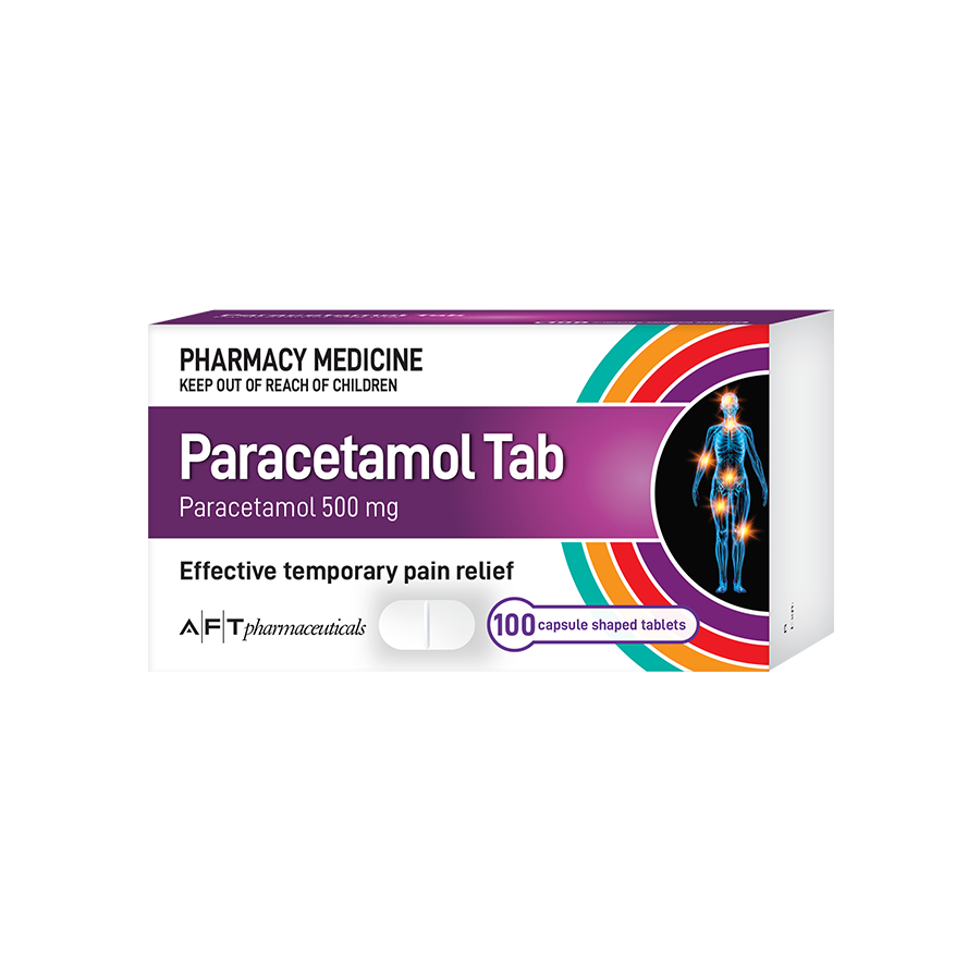 AFT Paracetamol Tablets 500 mg 100 Pack