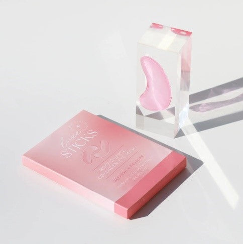 LuxeSticks Rose Quartz Collagen Eye Mask