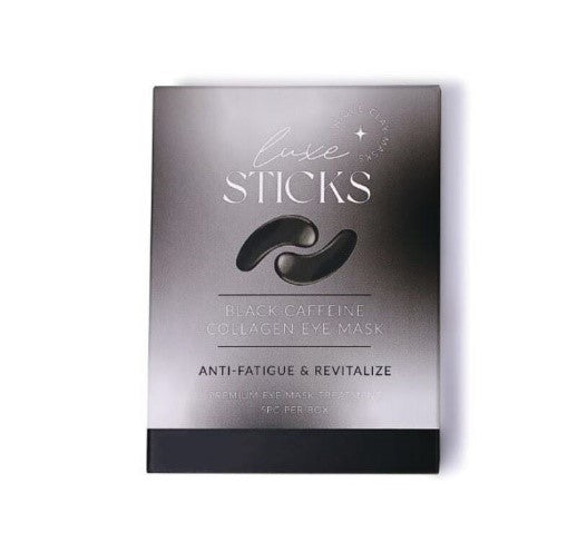 LuxeSticks Black Caffeine Collagen Eye Mask