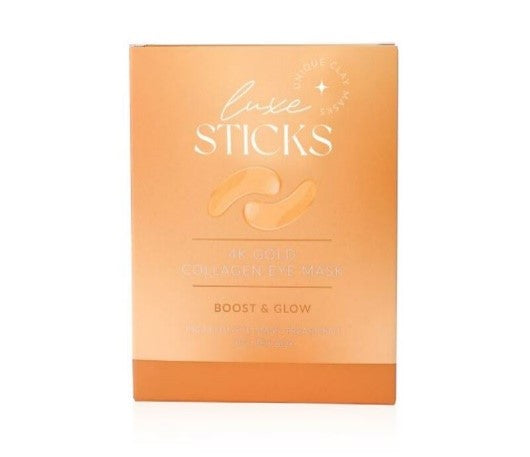 LuxeSticks 24K Gold & Collagen Crystal Eye Mask