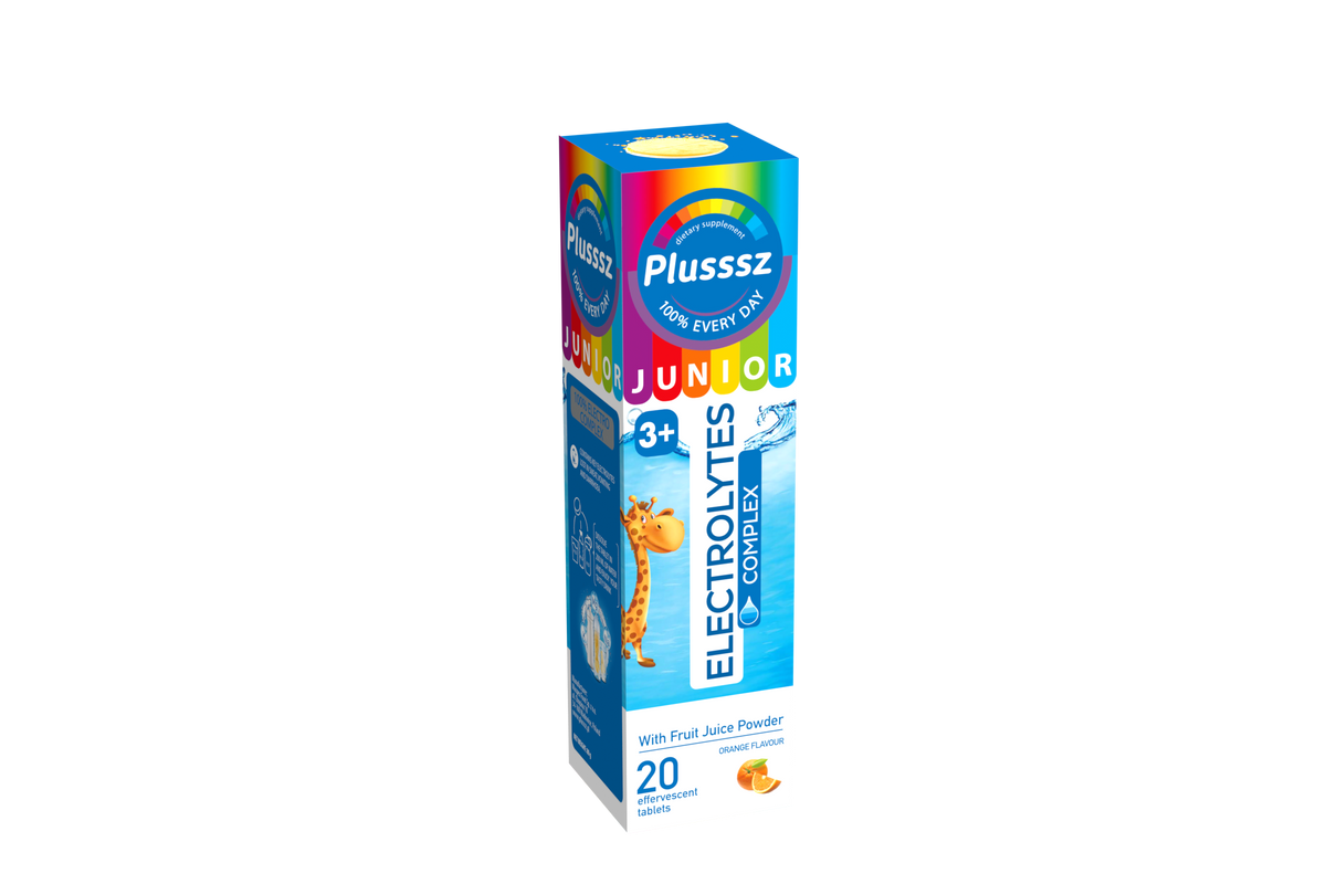 PLUSSSZ Electrolytes Junior Effervescent Tabs 20pk