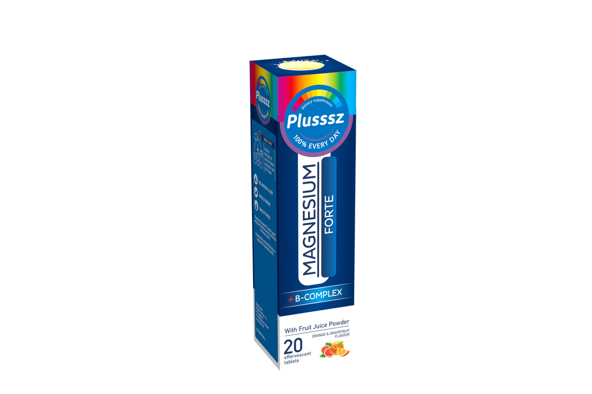 PLUSSSZ Magnesium Forte Effervescent Tabs 20pk