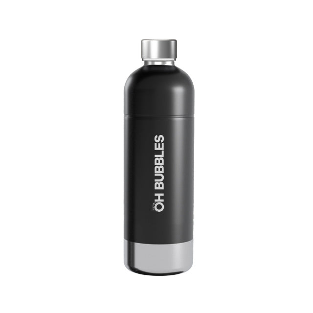 Oh Bubbles Stainless Steel Bottle Black