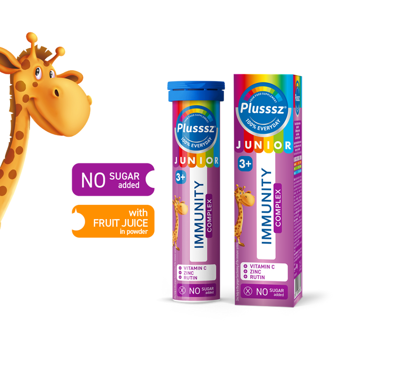 PLUSSSZ Immunity Junior Effervescent Tabs 20pk