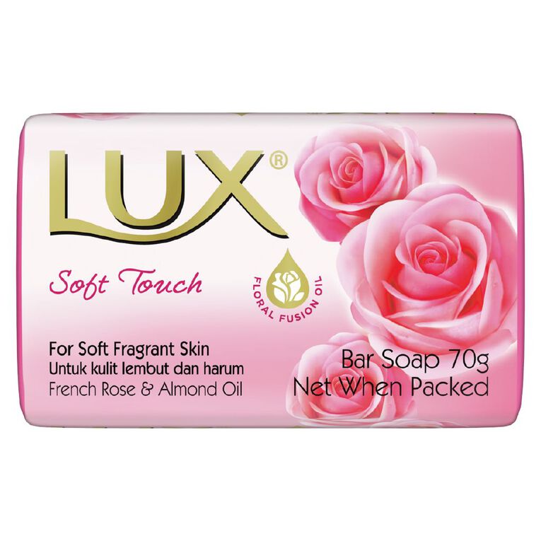 LUX Rose&Almond Oil Soap Bar 70g 3pk
