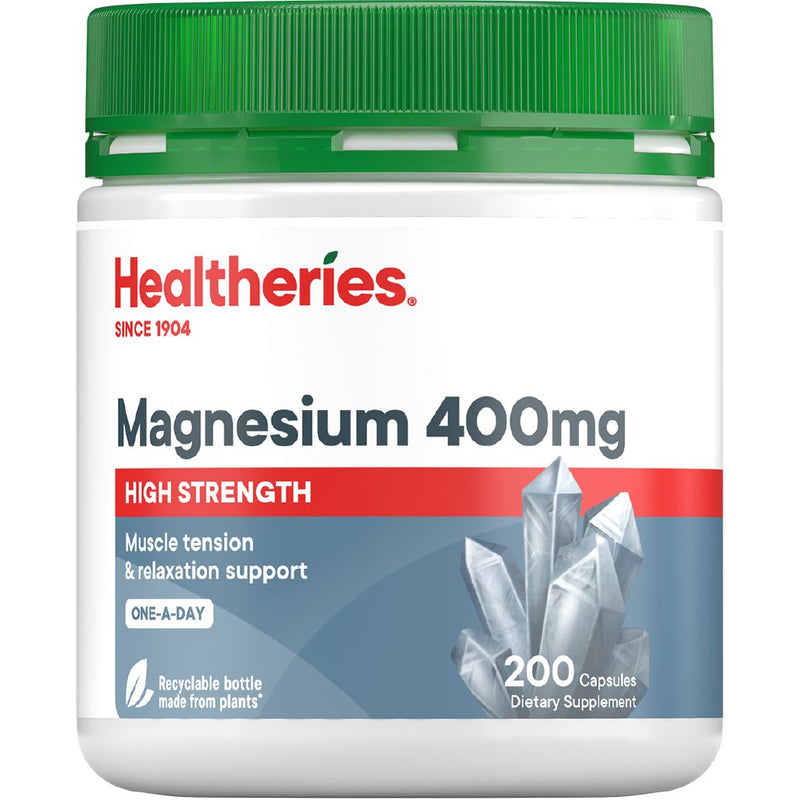 Healtheries Magnesium 400mg 200 Capsules