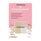 MCoBeauty Correcting Quad Loose Powder Medium- Warm