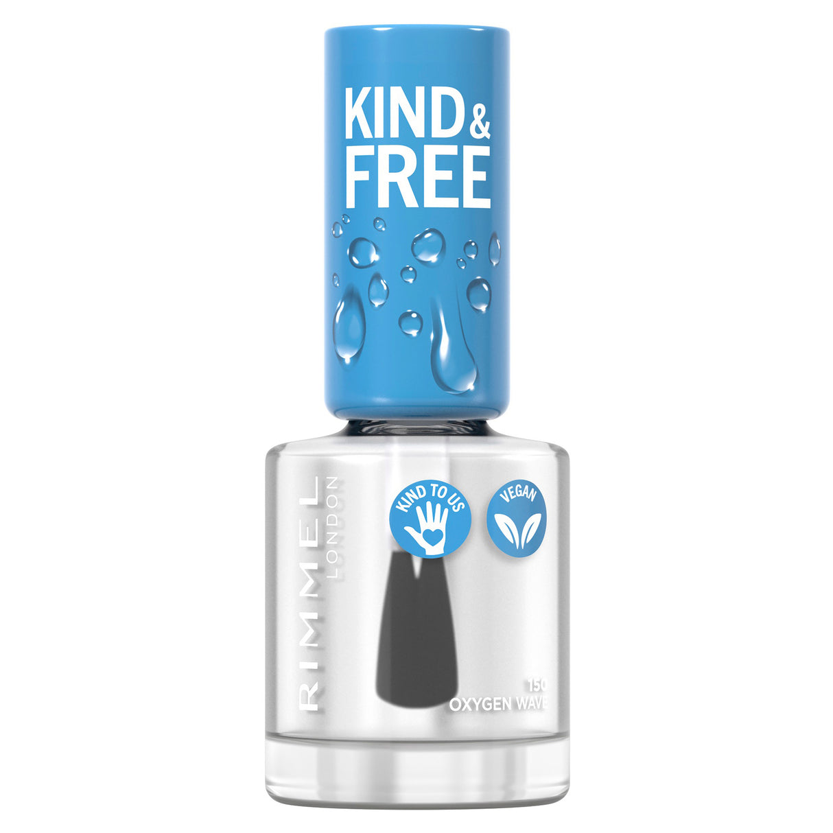 Rimmel London Kind and Free Nail Polish #150 Oxygen Wave Top Coat