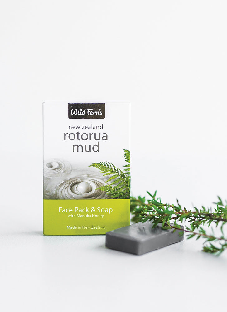 Wild Ferns Rotorua Mud Face Pack & Soap Manuka Honey Gift Pack