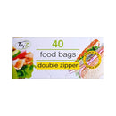 TIDYZ RESEALABLE FOOD BAGS 40s