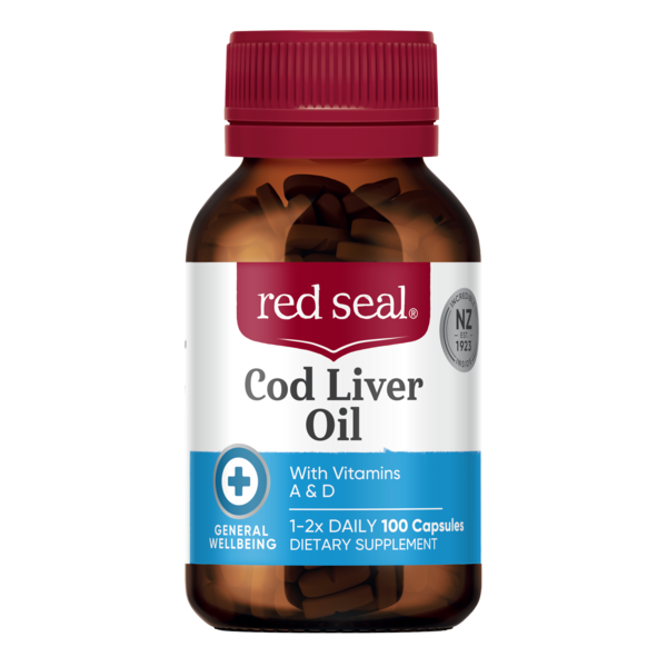 Red Seal Cod Liver Oil 100 Capsules