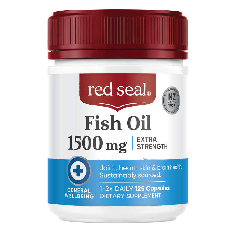 Red Seal High Strength Fish Oil 1500mg 125 capsules