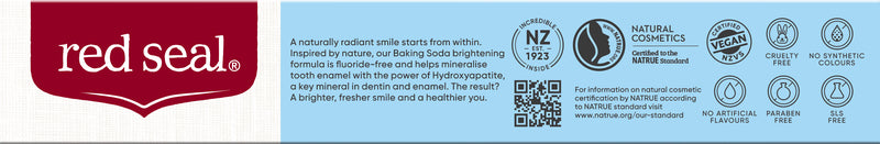 Red Seal Baking Soda HAP Toothpaste