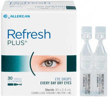 Refresh Plus Lubricant Eye Drops 30x0.4ml