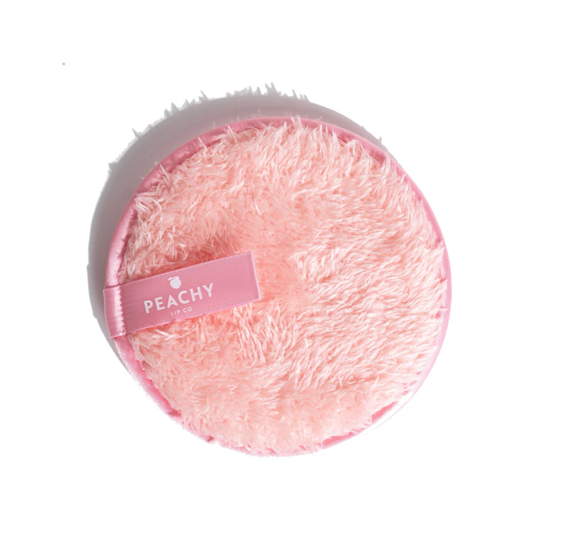Peachy Lip Co. Reusable Makeup Remover Pad Pink