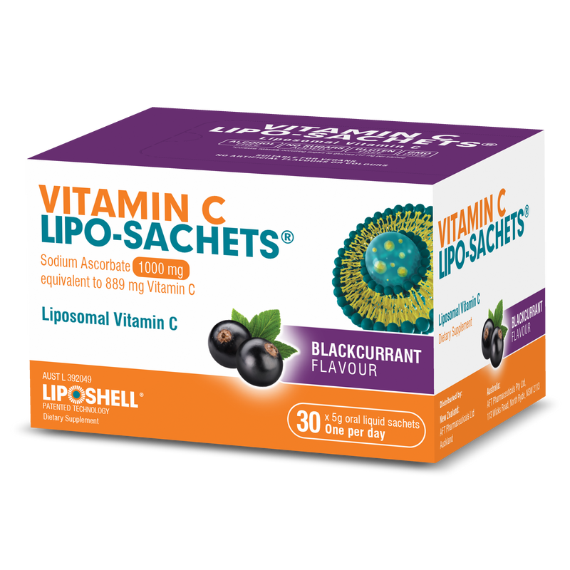 Lipo-Sachets Vitamin C Blackcurrant 30 Pack