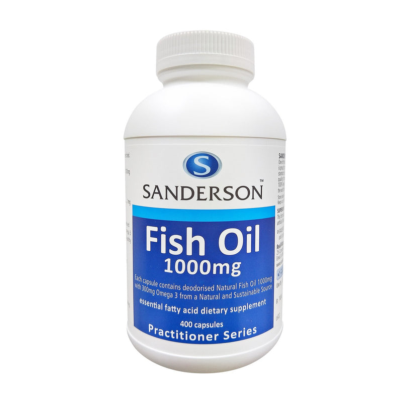 Sanderson Fish Oil 1000mg 400 Capsules