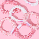 SlickHair Co. Skinny Silky Scrunchies Set (6 Pack)
