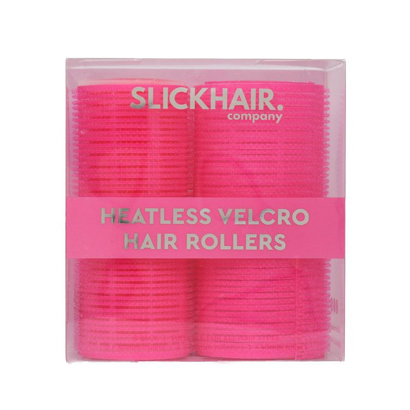 SlickHair Co. Heatless Velcro Hair Rollers (8 Pack)