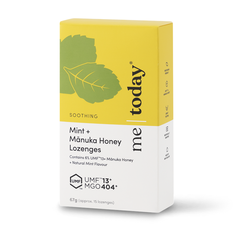 Me Today Soothing Mint and Mānuka Honey Lozenges UMF13 15s