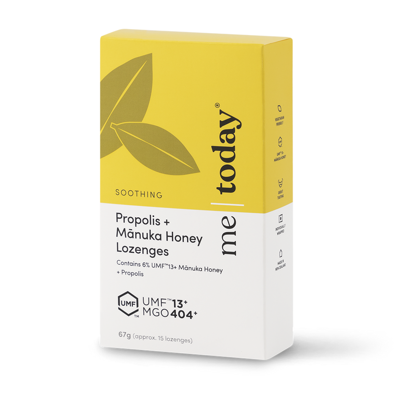 Me Today Soothing Propolis and Mānuka Honey Lozenges UMF13 15s