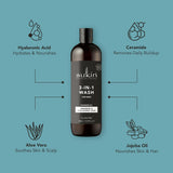 SUKIN Men's 3 In 1 Wash 500ml