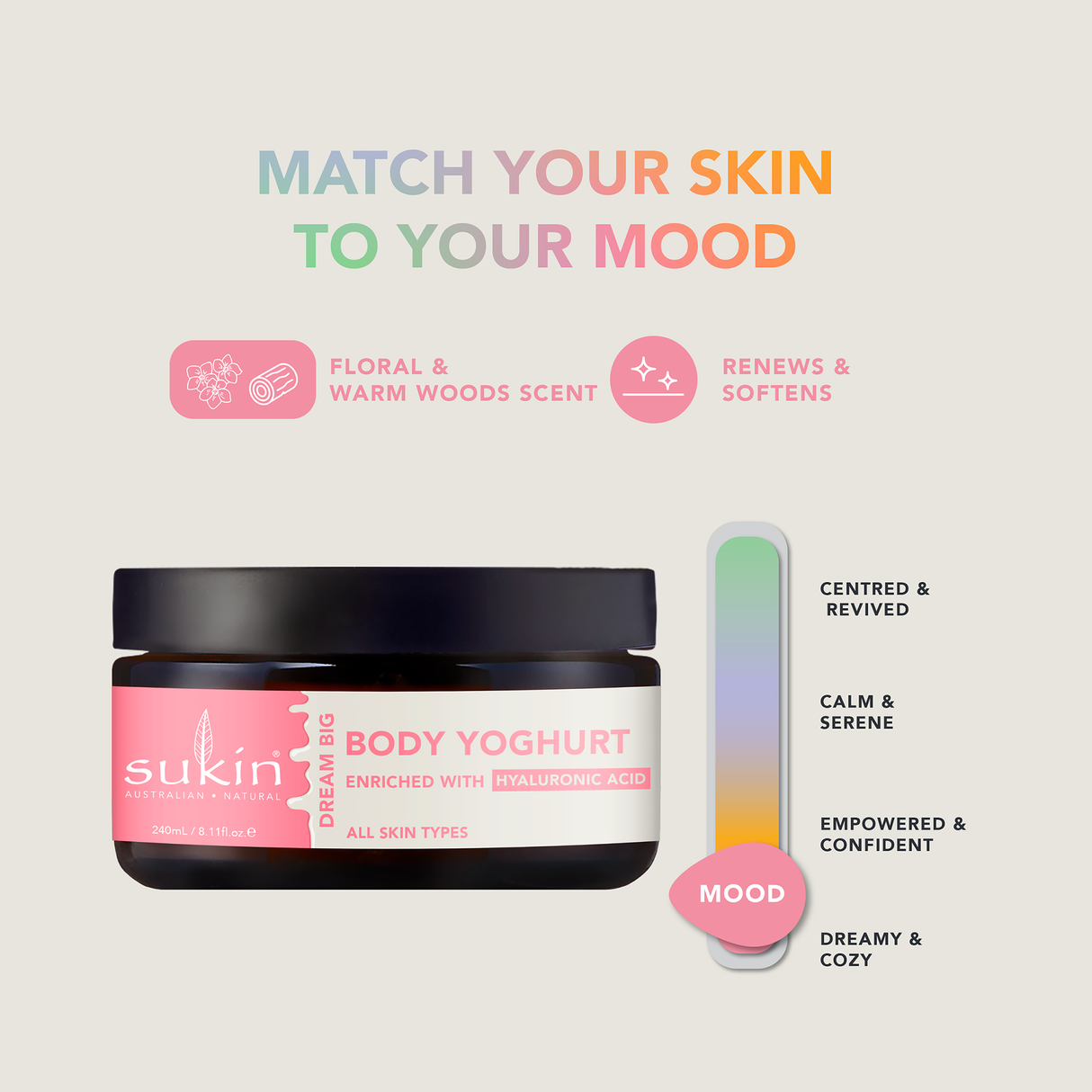 DREAM BIG MOODY BODY YOGHURT 200ML
